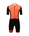 SANTINI Kerékpáros overall - REDUX  - fekete/narancssárga