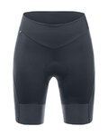 SANTINI Rövid kerékpáros nadrág kantár nélkül - PRO ALBA LADY - szürke