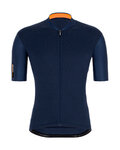 SANTINI Rövid ujjú kerékpáros mez - COLORE - kék