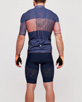 SANTINI Rövid kerékpáros mez rövidnadrággal - TONO FRECCIA - kék
