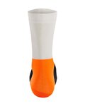 SANTINI Klasszikus kerékpáros zokni - BENGAL - narancssárga/fekete/fehér