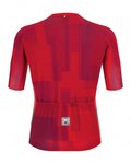 SANTINI Rövid ujjú kerékpáros mez - KARMA KINETIC - bordó/piros