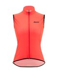 SANTINI Kerékpáros mellény - NEBULA WINDPROOF W - rózsaszín