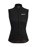 SANTINI Kerékpáros mellény - NEBULA WINDPROOF W - fekete