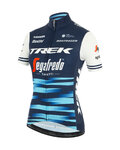 SANTINI Rövid ujjú kerékpáros mez - TREK 2020 LADY - fehér/kék