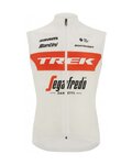 SANTINI Kerékpáros mellény - TREK SEGAFREDO 2022 - fehér/piros