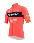 SANTINI Rövid ujjú kerékpáros mez - TREK SEGAFREDO 2022 FAN LINE - rózsaszín