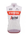 SANTINI Kerékpáros mellény - TREK SEGAFREDO 2023 - fehér/piros