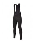 SANTINI Hosszú kerékpáros nadrág kantárral - RARO WINTER - fekete