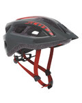 SCOTT Kerékpáros sisak - SUPRA (CE) - piros/szürke