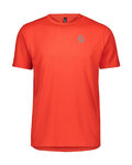 SCOTT Rövid ujjú kerékpáros póló - TRAIL MNT - piros