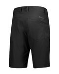 SCOTT Rövid kerékpáros nadrág kantár nélkül - TRAIL MTN - fekete
