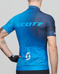 SCOTT Rövid ujjú kerékpáros mez - RC PRO 2021 - kék/fehér