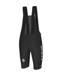 SCOTT Rövid kerékpáros nadrág kantárral - RC PRO +++ - fekete