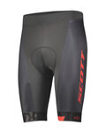 SCOTT Rövid kerékpáros nadrág kantár nélkül - RC TEAM ++ - szürke/fekete