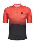 SCOTT Rövid ujjú kerékpáros mez - ENDURANCE 20 - piros/fekete