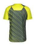 SCOTT Rövid ujjú kerékpáros mez - TRAIL VERTIC - zöld/sárga