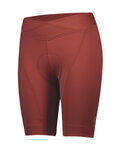 SCOTT Rövid kerékpáros nadrág kantár nélkül - ENDURANCE 40+ - piros