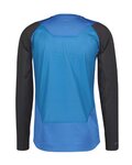 SCOTT Hosszú ujjú kerékpáros mez nyári - TRAIL PROGRESS - fekete/kék