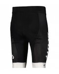 SCOTT Rövid kerékpáros nadrág kantár nélkül - RC TEAM ++ 2022 - fekete/fehér