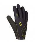 SCOTT Kerékpáros kesztyű hosszú ujjal - RC TEAM - fekete/sárga
