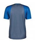 SCOTT Rövid ujjú kerékpáros mez - TRAIL VERTIC SS - kék