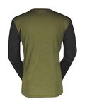 SCOTT Hosszú ujjú kerékpáros mez nyári - TRAIL VERTIC LS - fekete/zöld