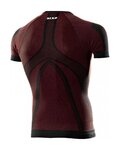 SIX2 Rövid ujjú kerékpáros póló - TS1 II - bordó