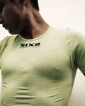 SIX2 Rövid ujjú kerékpáros póló - TS1 - sárga