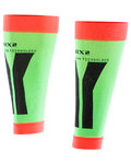 SIX2 Kerékpáros térdig érő melegítő - CALF - piros/zöld