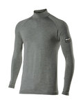 SIX2 Hosszú ujjú kerékpáros póló - TS3 MERINOS - szürke