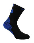 SIX2 Klasszikus kerékpáros zokni - ACTIVE - fekete/kék