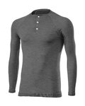 SIX2 Hosszú ujjú kerékpáros póló - SERAFINO MERINOS - szürke