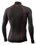 SIX2 Hosszú ujjú kerékpáros póló - TS3 W CU - piros/fekete