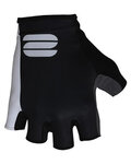 SPORTFUL Kerékpáros kesztyű rövid ujjal - BODYFIT PRO - fekete/fehér