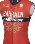 SPORTFUL Kerékpáros mellény - BAHRAIN MERIDA 2017 - fekete/piros