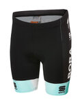 SPORTFUL Rövid kerékpáros nadrág kantár nélkül - BORA 2020 KIDS - fekete/zöld