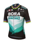 SPORTFUL Rövid ujjú kerékpáros mez - BORA HANSGROHE 2020 - fekete/zöld/színes