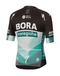 SPORTFUL Rövid ujjú kerékpáros mez - BORA HANSGROHE 2020 - zöld/fekete