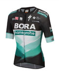 SPORTFUL Rövid ujjú kerékpáros mez - BORA HANSGROHE 2020 - fekete/zöld