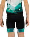 SPORTFUL Rövid kerékpáros nadrág kantár nélkül - BORA 2021 KIDS BOH - fekete/zöld