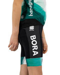 SPORTFUL Rövid kerékpáros nadrág kantár nélkül - BORA 2021 KIDS BOH - fekete/zöld