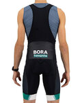 SPORTFUL Rövid kerékpáros nadrág kantárral - BORA HANSGROHE 2021 - fekete