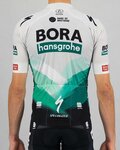 SPORTFUL Rövid ujjú kerékpáros mez - BORA HANSGROHE 2021 - szürke/zöld