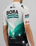 SPORTFUL Rövid ujjú kerékpáros mez - BORA HANSGROHE 2021 - szürke/zöld