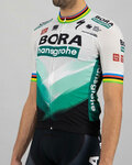 SPORTFUL Rövid ujjú kerékpáros mez - BORA HANSGROHE 2021 - szürke/zöld