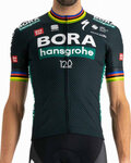 SPORTFUL Rövid ujjú kerékpáros mez - BORA HANSGROHE 2021  - szürke/zöld
