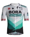 SPORTFUL Rövid ujjú kerékpáros mez - BORA HANSGROHE 2021 - zöld/szürke
