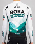 SPORTFUL Hosszú ujjú kerékpáros mez - BORA 2021 WINTER - szürke/zöld