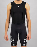 SPORTFUL Rövid kerékpáros nadrág kantárral - BORA HANSGROHE 2021 - fekete